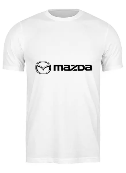 Заказать мужскую футболку в Москве. Футболка классическая Mazda от THE_NISE  - готовые дизайны и нанесение принтов.