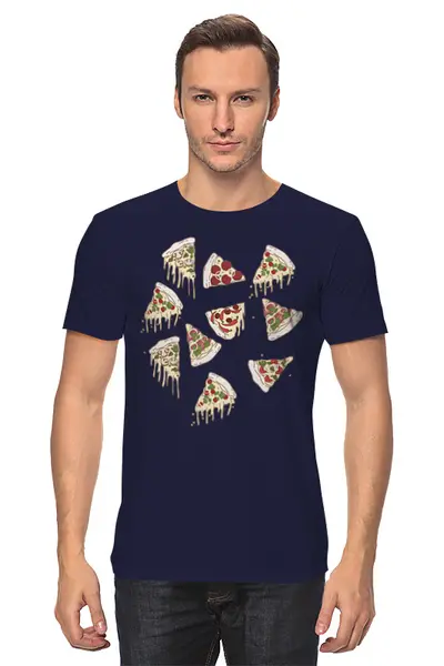 Заказать мужскую футболку в Москве. Футболка классическая Burgers от oneredfoxstore@gmail.com - готовые дизайны и нанесение принтов.