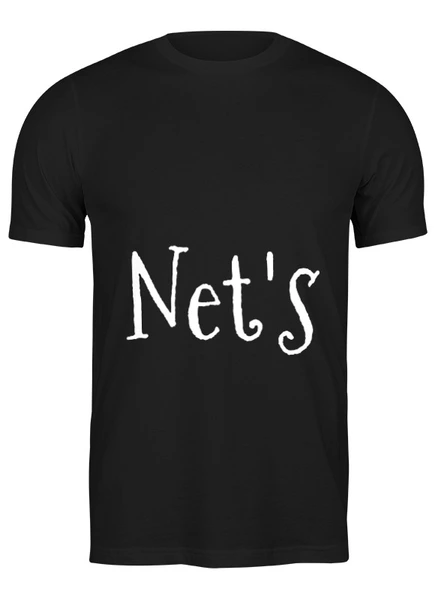 Заказать мужскую футболку в Москве. Футболка классическая Net's от Андрей Ульяненко - готовые дизайны и нанесение принтов.