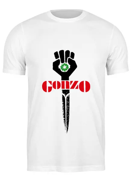 Заказать мужскую футболку в Москве. Футболка классическая Gonzo от alice_tanatos - готовые дизайны и нанесение принтов.