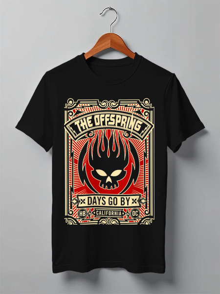 Заказать мужскую футболку в Москве. Футболка классическая The Offspring от geekbox - готовые дизайны и нанесение принтов.