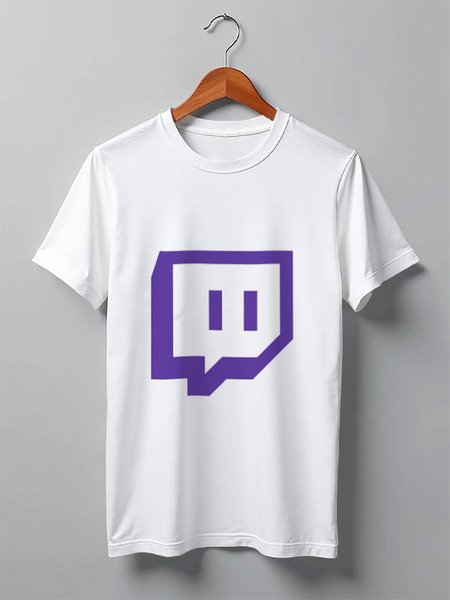 Заказать мужскую футболку в Москве. Футболка классическая Twitch от YellowCloverShop - готовые дизайны и нанесение принтов.