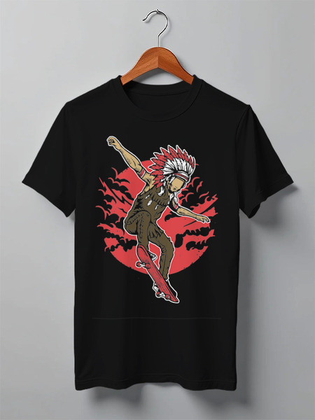 Заказать мужскую футболку в Москве. Футболка классическая Oldschool от oneredfoxstore@gmail.com - готовые дизайны и нанесение принтов.