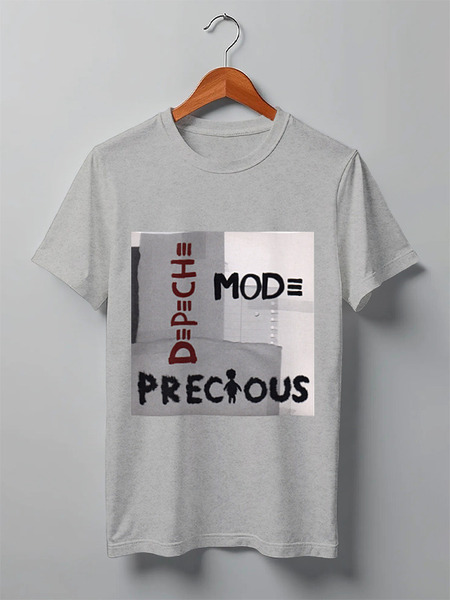 Заказать мужскую футболку в Москве. Футболка классическая Depeche Mode  от Fedor - готовые дизайны и нанесение принтов.