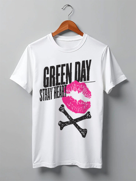 Заказать мужскую футболку в Москве. Футболка классическая Green Day от geekbox - готовые дизайны и нанесение принтов.