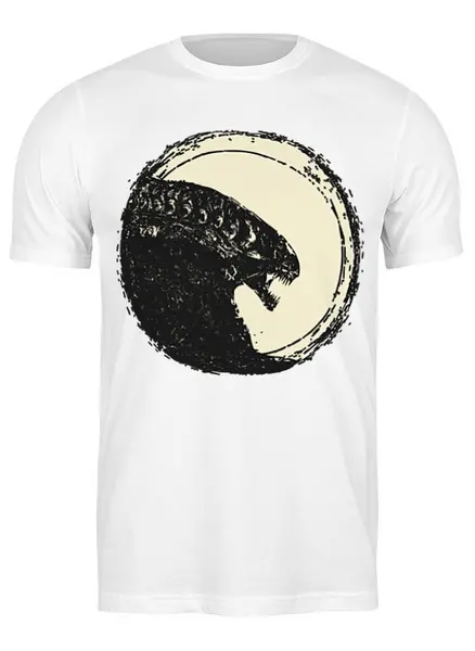 Заказать мужскую футболку в Москве. Футболка классическая Aliens от oneredfoxstore@gmail.com - готовые дизайны и нанесение принтов.