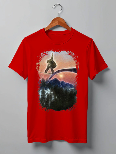 Заказать мужскую футболку в Москве. Футболка классическая Slide от oneredfoxstore@gmail.com - готовые дизайны и нанесение принтов.