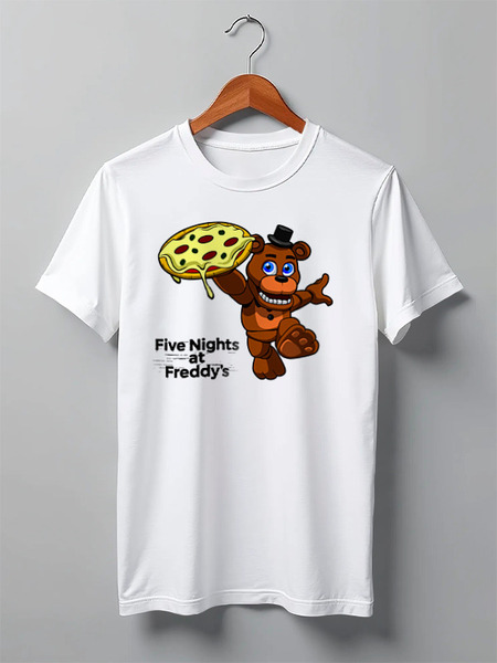 Заказать мужскую футболку в Москве. Футболка классическая ✪Five Nights at Freddy's✪ от balden - готовые дизайны и нанесение принтов.
