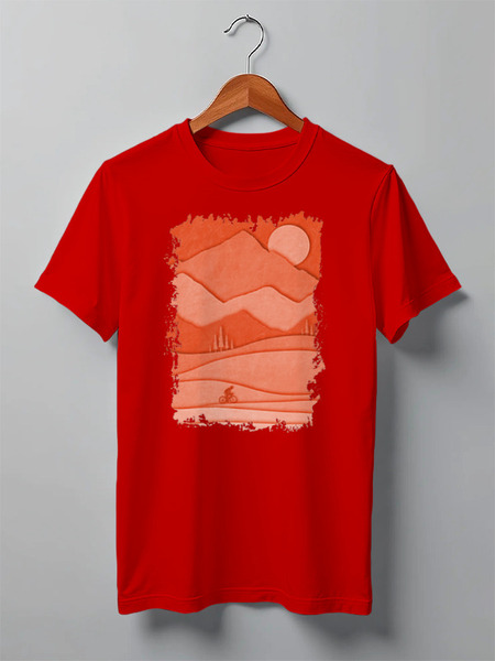 Заказать мужскую футболку в Москве. Футболка классическая Touring от oneredfoxstore@gmail.com - готовые дизайны и нанесение принтов.