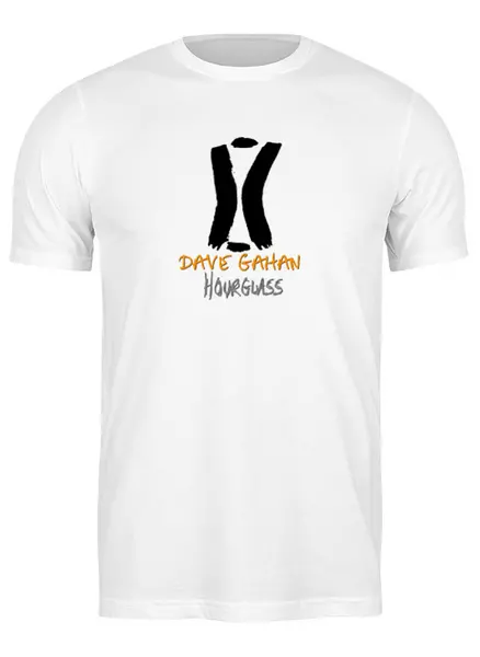 Заказать мужскую футболку в Москве. Футболка классическая Dave Gahan от Black Pimpf - готовые дизайны и нанесение принтов.