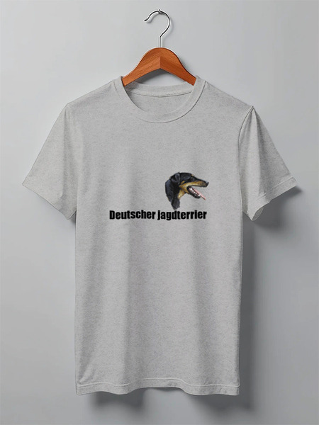 Заказать мужскую футболку в Москве. Футболка классическая Original Jagdterrier от Александр - готовые дизайны и нанесение принтов.