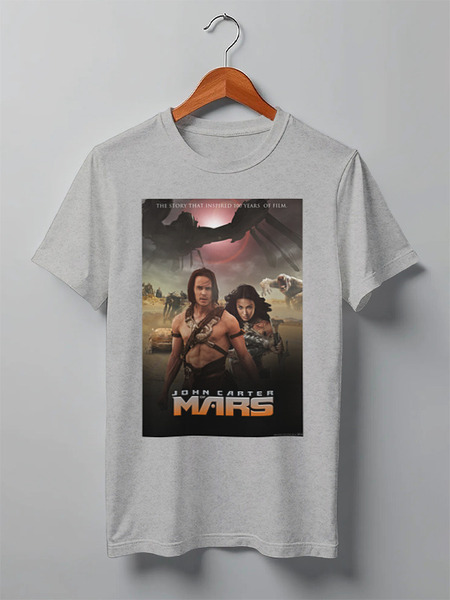 Заказать мужскую футболку в Москве. Футболка классическая John Carter / Джон Картер от KinoArt - готовые дизайны и нанесение принтов.