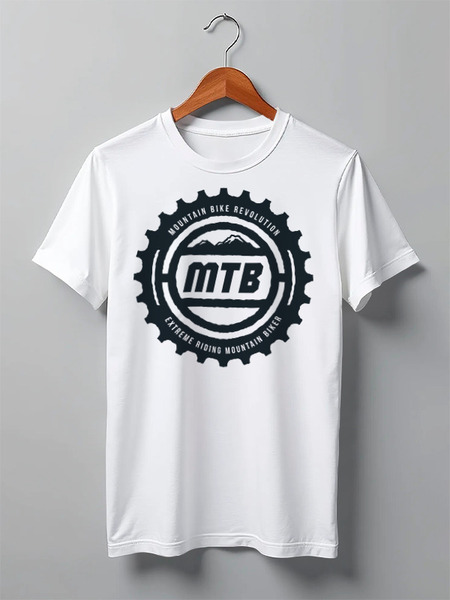 Заказать мужскую футболку в Москве. Футболка классическая Mountains от oneredfoxstore@gmail.com - готовые дизайны и нанесение принтов.