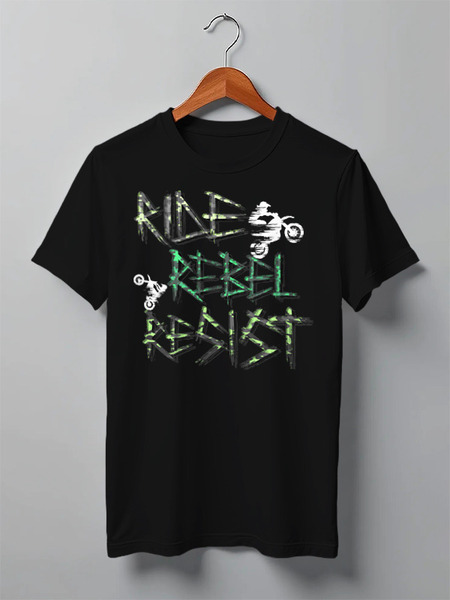 Заказать мужскую футболку в Москве. Футболка классическая Rebel от oneredfoxstore@gmail.com - готовые дизайны и нанесение принтов.