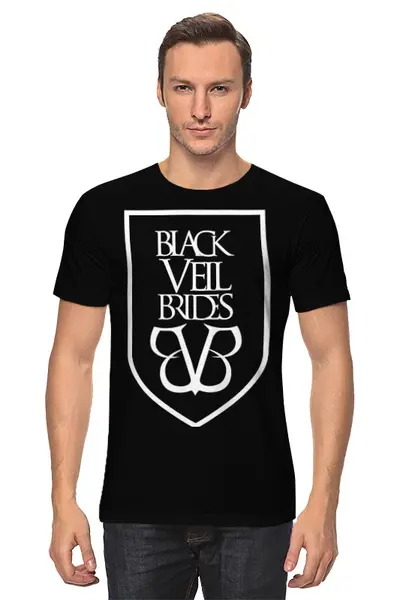 Заказать мужскую футболку в Москве. Футболка классическая Black Veil Brides от geekbox - готовые дизайны и нанесение принтов.