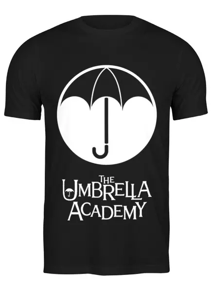 Заказать мужскую футболку в Москве. Футболка классическая Академия Амбрелла от geekbox - готовые дизайны и нанесение принтов.