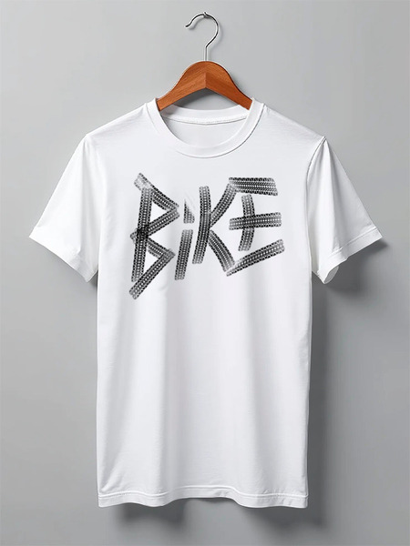 Заказать мужскую футболку в Москве. Футболка классическая Mountain Bike от oneredfoxstore@gmail.com - готовые дизайны и нанесение принтов.