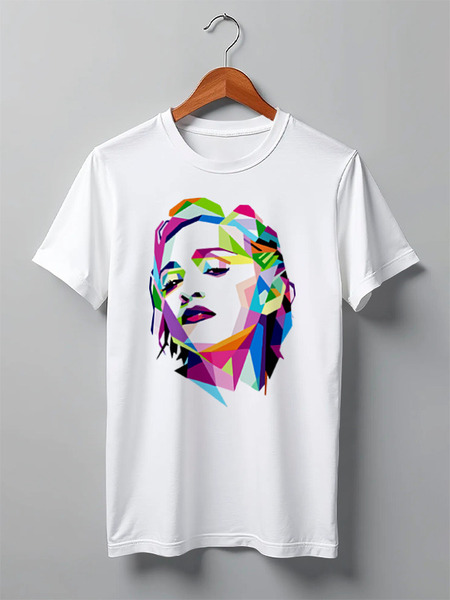 Заказать мужскую футболку в Москве. Футболка классическая Мадонна (Madonna) от coolmag - готовые дизайны и нанесение принтов.