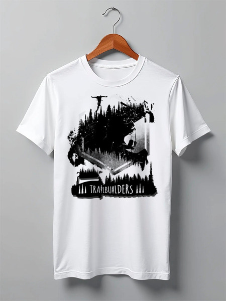 Заказать мужскую футболку в Москве. Футболка классическая Mountain Bike от oneredfoxstore@gmail.com - готовые дизайны и нанесение принтов.