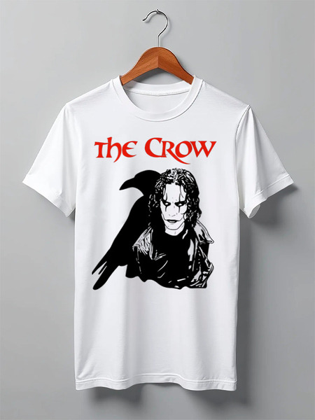 Заказать мужскую футболку в Москве. Футболка классическая The Crow от Leichenwagen - готовые дизайны и нанесение принтов.