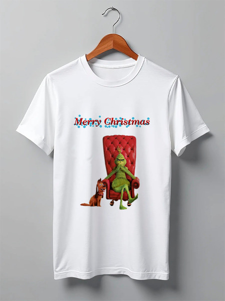 Заказать мужскую футболку в Москве. Футболка классическая Christmas от ZVER  - готовые дизайны и нанесение принтов.