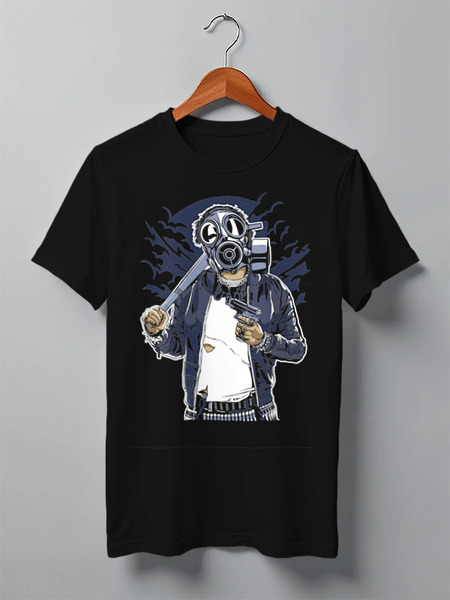 Заказать мужскую футболку в Москве. Футболка классическая Oldschool от oneredfoxstore@gmail.com - готовые дизайны и нанесение принтов.