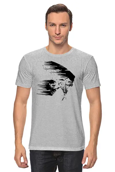 Заказать мужскую футболку в Москве. Футболка классическая Aliens от oneredfoxstore@gmail.com - готовые дизайны и нанесение принтов.