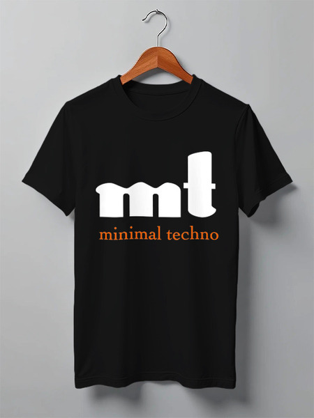 Заказать мужскую футболку в Москве. Футболка классическая Minimal Techno от troyaperformans@mail.ru - готовые дизайны и нанесение принтов.