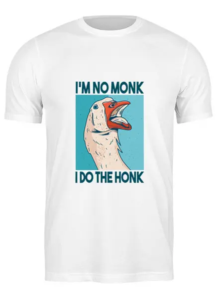 Заказать мужскую футболку в Москве. Футболка классическая I do the Honk от Павел Павел - готовые дизайны и нанесение принтов.