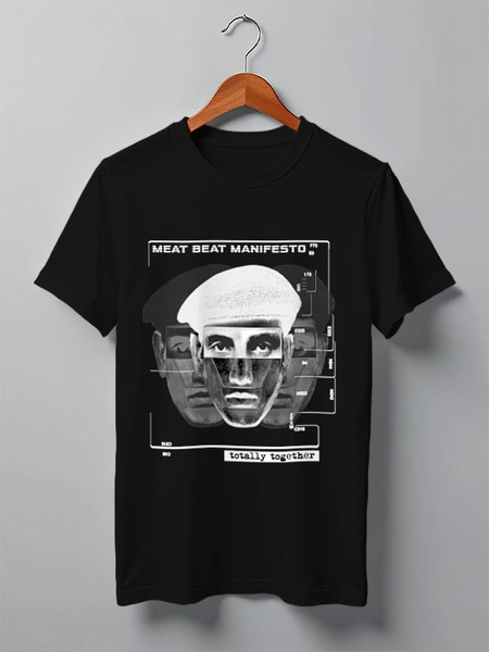 Заказать мужскую футболку в Москве. Футболка классическая Meat Beat Manifesto / Totally Together от OEX design - готовые дизайны и нанесение принтов.