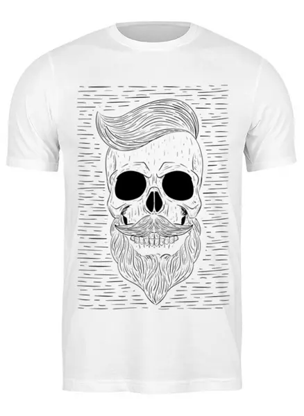 Заказать мужскую футболку в Москве. Футболка классическая Skulls от oneredfoxstore@gmail.com - готовые дизайны и нанесение принтов.