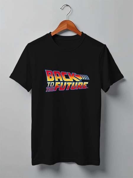 Заказать мужскую футболку в Москве. Футболка классическая back to the future от jos - готовые дизайны и нанесение принтов.