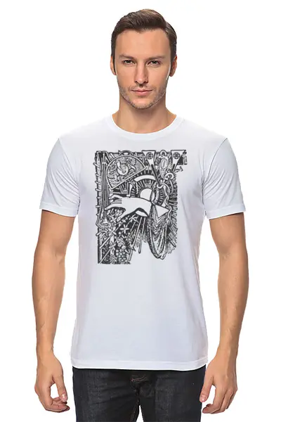 Заказать мужскую футболку в Москве. Футболка классическая Magic от oneredfoxstore@gmail.com - готовые дизайны и нанесение принтов.