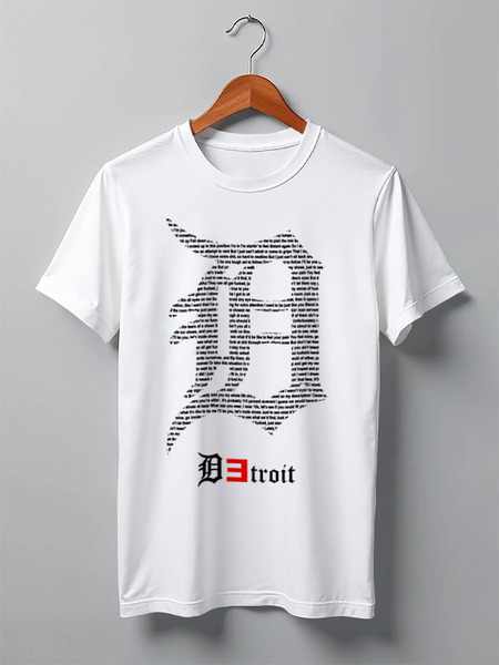Заказать мужскую футболку в Москве. Футболка классическая EMINEM DETROIT от ballin - готовые дизайны и нанесение принтов.