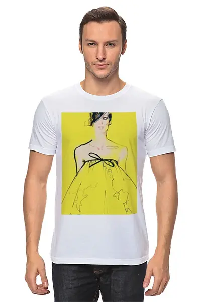Заказать мужскую футболку в Москве. Футболка классическая love fashion от Nar - готовые дизайны и нанесение принтов.