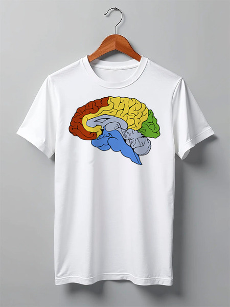 Заказать мужскую футболку в Москве. Футболка классическая Science от oneredfoxstore@gmail.com - готовые дизайны и нанесение принтов.