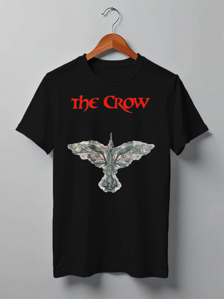 Заказать мужскую футболку в Москве. Футболка классическая The Crow от Leichenwagen - готовые дизайны и нанесение принтов.