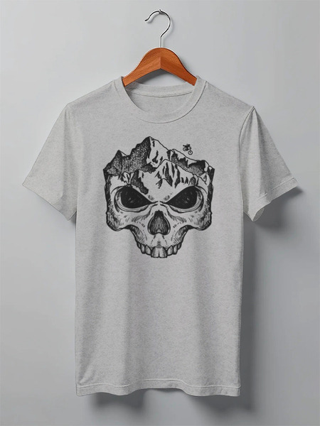 Заказать мужскую футболку в Москве. Футболка классическая MTB Ride от oneredfoxstore@gmail.com - готовые дизайны и нанесение принтов.