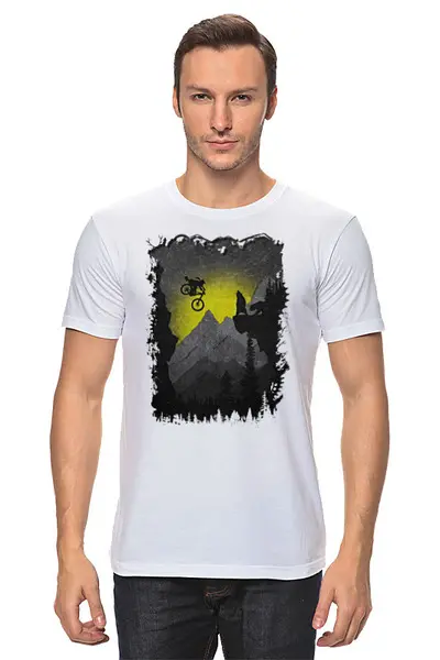 Заказать мужскую футболку в Москве. Футболка классическая Bears Drop от oneredfoxstore@gmail.com - готовые дизайны и нанесение принтов.
