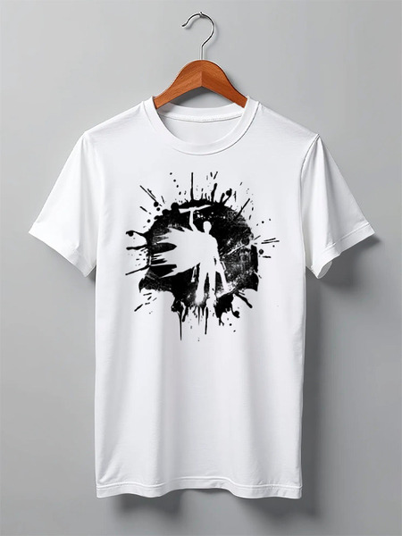 Заказать мужскую футболку в Москве. Футболка классическая Zombies от oneredfoxstore@gmail.com - готовые дизайны и нанесение принтов.