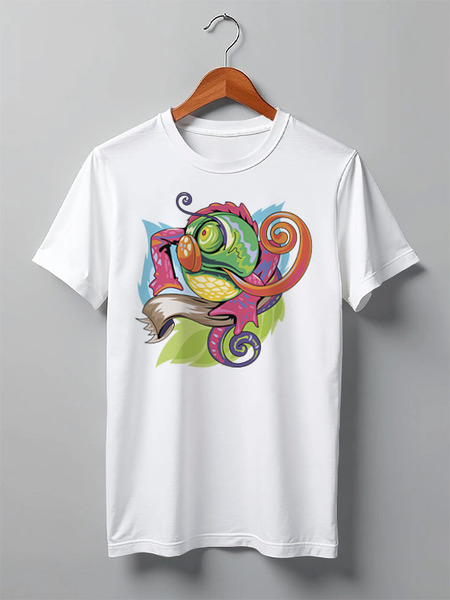 Заказать мужскую футболку в Москве. Футболка классическая Animals от oneredfoxstore@gmail.com - готовые дизайны и нанесение принтов.