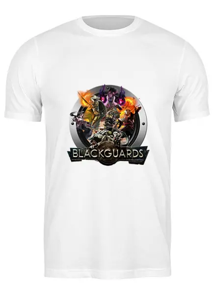 Заказать мужскую футболку в Москве. Футболка классическая  Blackguards от THE_NISE  - готовые дизайны и нанесение принтов.