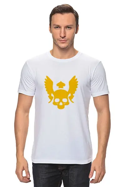Заказать мужскую футболку в Москве. Футболка классическая Quake от YellowCloverShop - готовые дизайны и нанесение принтов.
