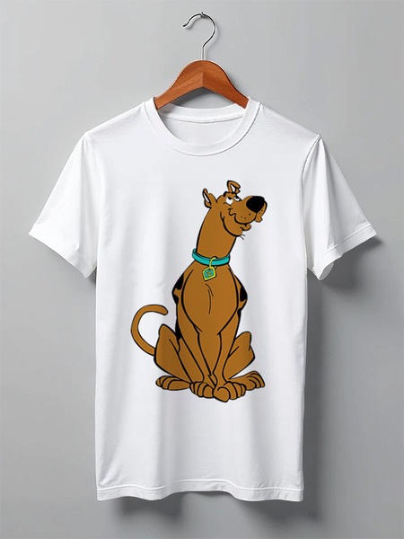 Заказать мужскую футболку в Москве. Футболка классическая Scooby Doo от YellowCloverShop - готовые дизайны и нанесение принтов.