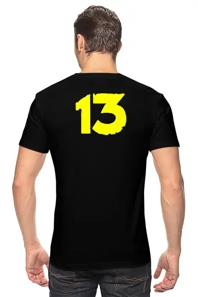 Заказать мужскую футболку в Москве. Футболка классическая волт13 от eternal13 - готовые дизайны и нанесение принтов.