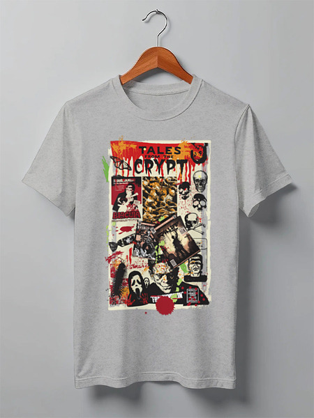 Заказать мужскую футболку в Москве. Футболка классическая Zombies от oneredfoxstore@gmail.com - готовые дизайны и нанесение принтов.