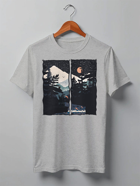 Заказать мужскую футболку в Москве. Футболка классическая  Wild Fisher от oneredfoxstore@gmail.com - готовые дизайны и нанесение принтов.