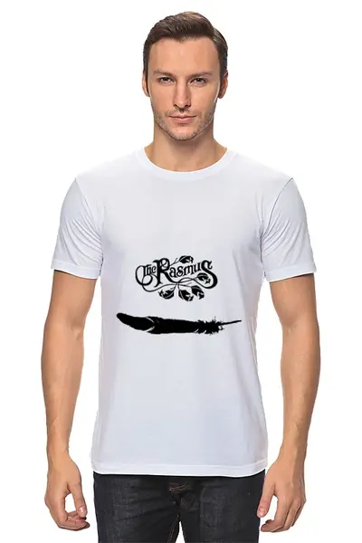 Заказать мужскую футболку в Москве. Футболка классическая The Rasmus от Printio - готовые дизайны и нанесение принтов.