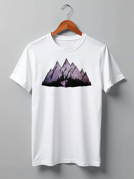 Заказать мужскую футболку в Москве. Футболка классическая Enduro Rider от oneredfoxstore@gmail.com - готовые дизайны и нанесение принтов.