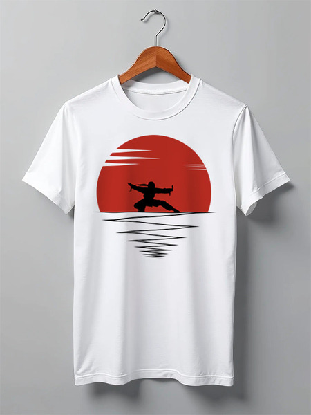 Заказать мужскую футболку в Москве. Футболка классическая Japan от oneredfoxstore@gmail.com - готовые дизайны и нанесение принтов.